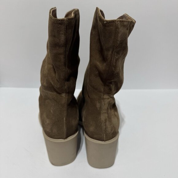 Aquatalia Womens Waterproof Boots Brown Suede Size 10.5 M - Picture 4 of 5